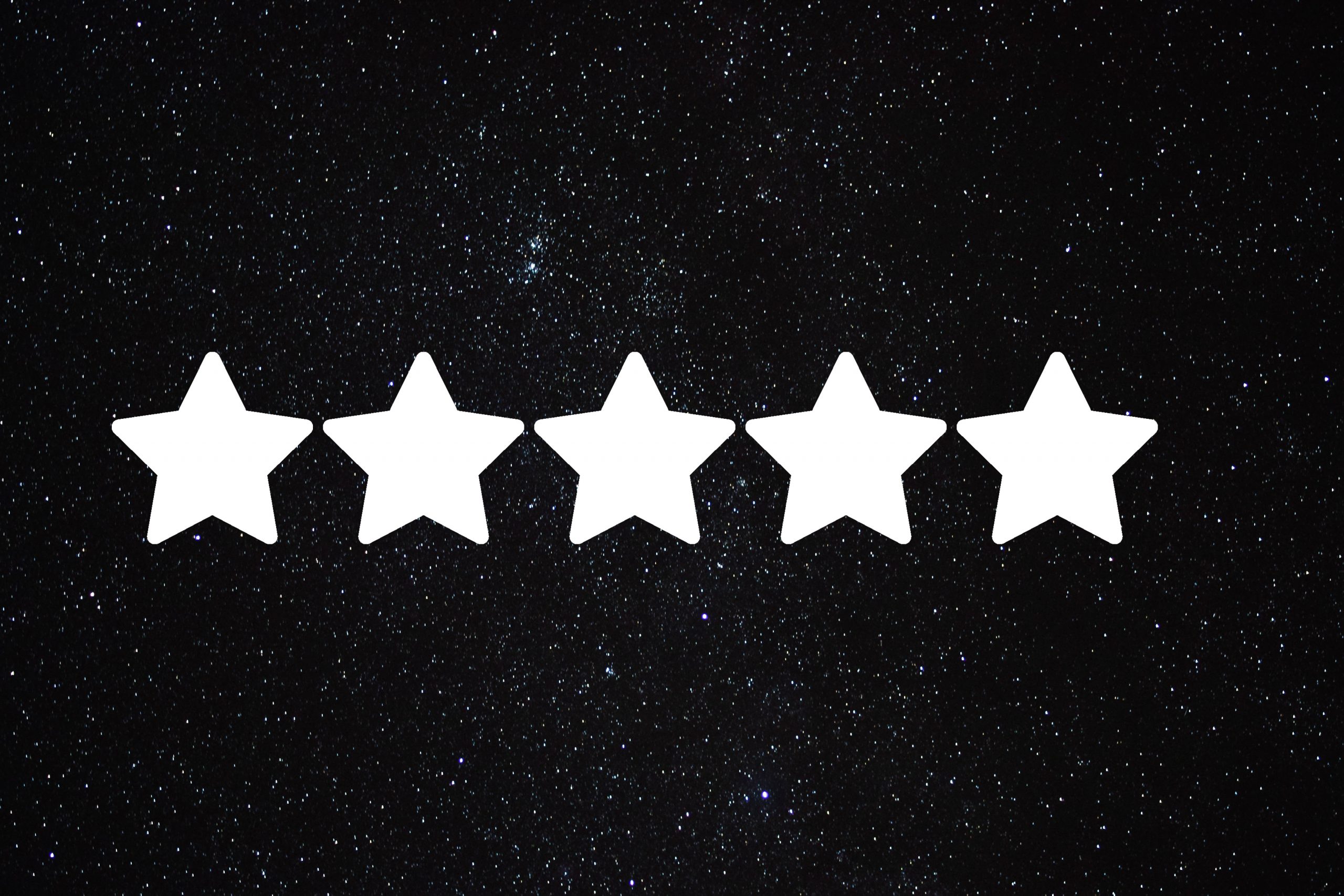 Five Star Rating- The Importance of Reviews